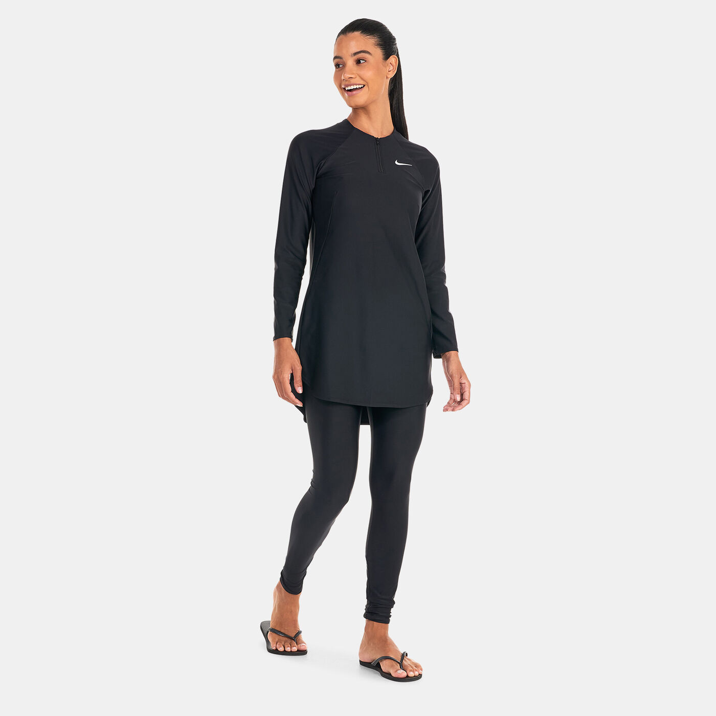 Women's Victory Full-Coverage Solid Swimming Tunic