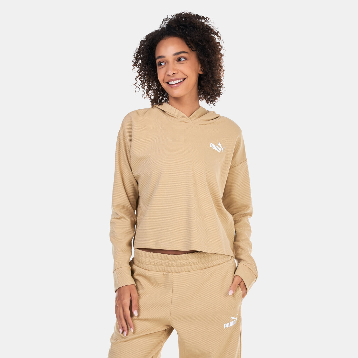 Women's ESS+ Cropped Pullover Hoodie