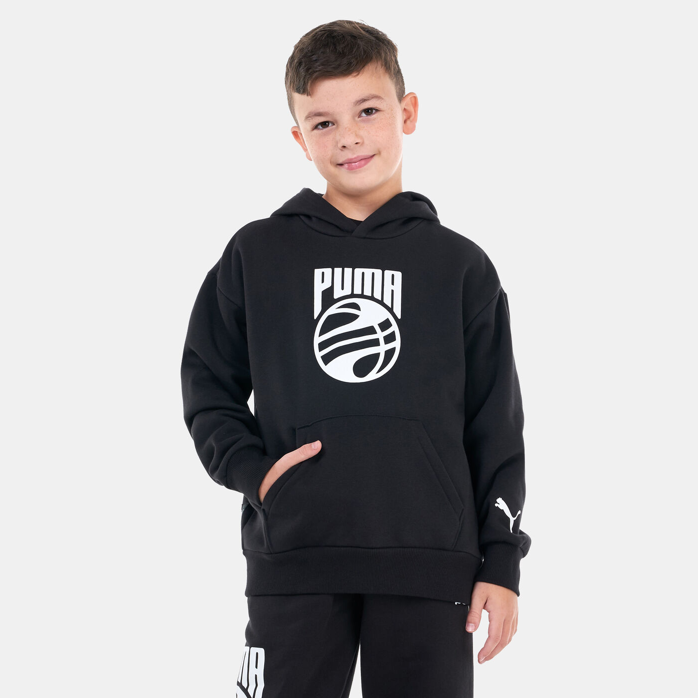 Kids' Posterize Basketball Pullover Hoodie