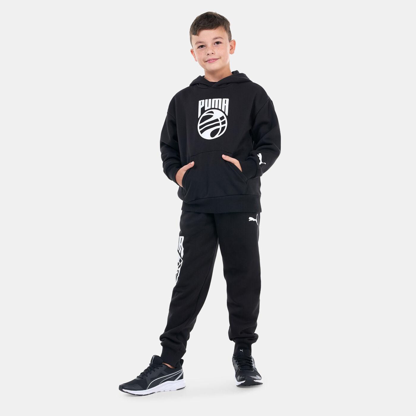 Kids' Posterize Basketball Pullover Hoodie