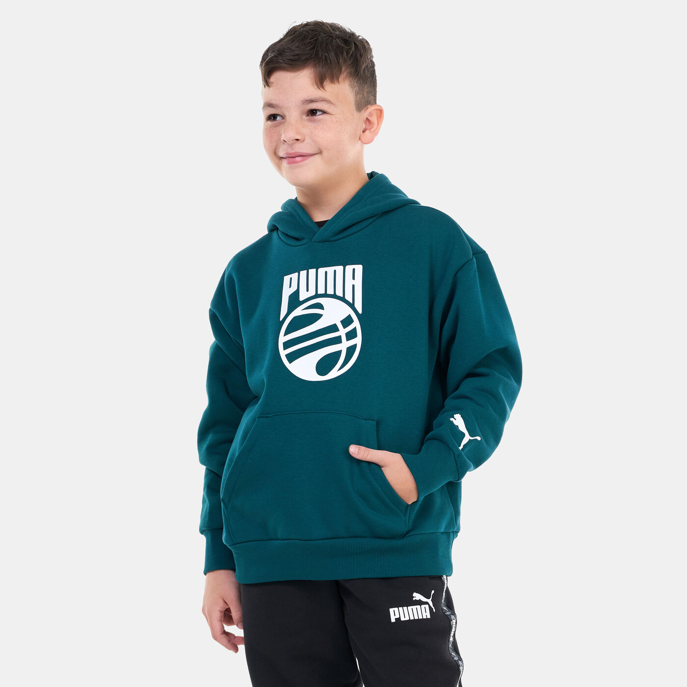 Kids' Posterize Basketball Pullover Hoodie