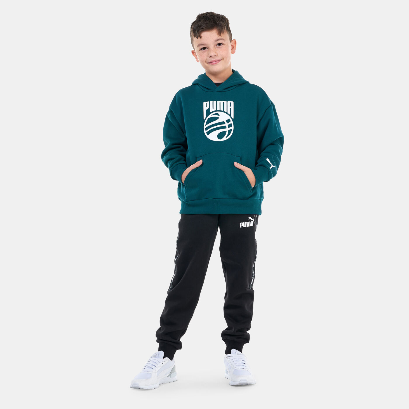 Kids' Posterize Basketball Pullover Hoodie