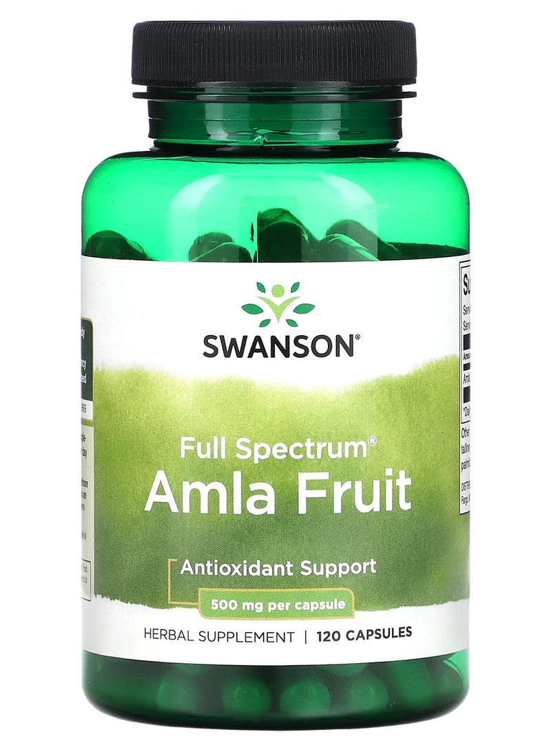 Full Spectrum Amla Fruit 500mg 120Capsules