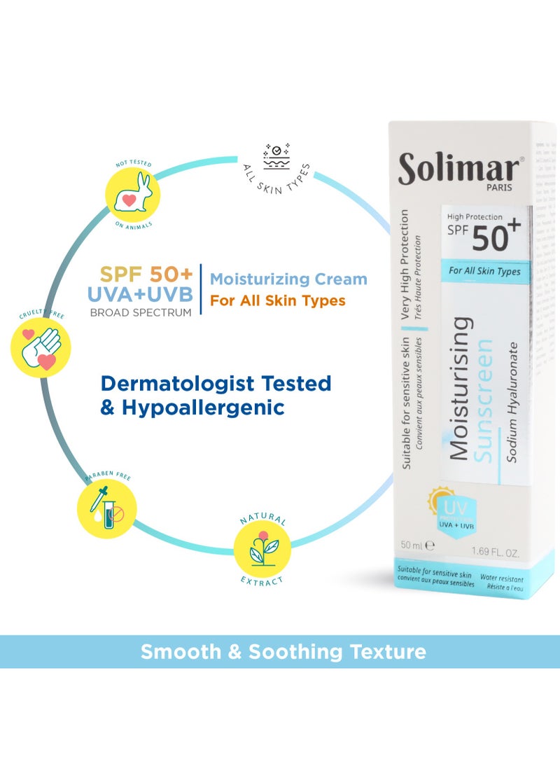 Moisturizer Sunscreen SPF 50+ Cream 50ml