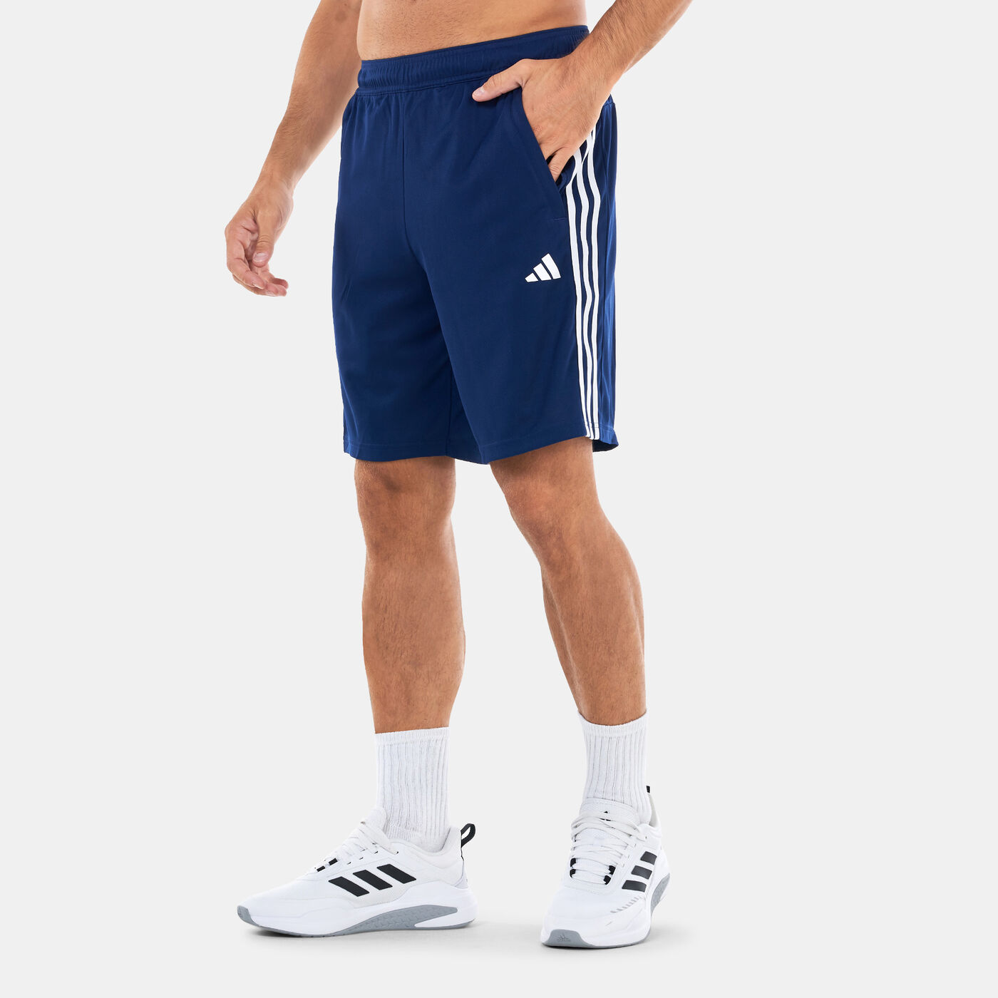 Men's Train Essentials Pique 3-Stripes Training Shorts