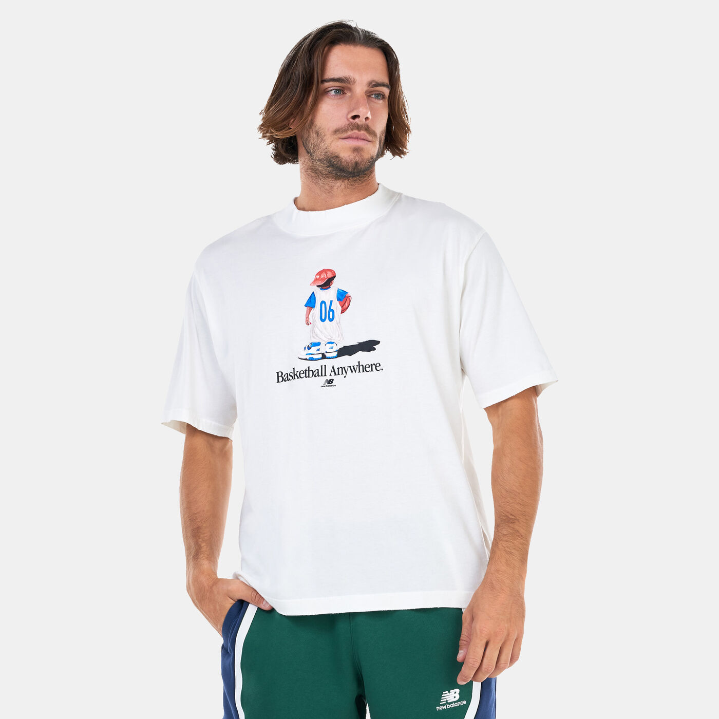 Men's Hoops Graphic Basketball T-Shirt