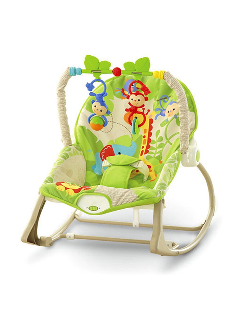 Infant To Toddler Recliner Portable Foldable Unique Design Vibratonal Rocker For Baby