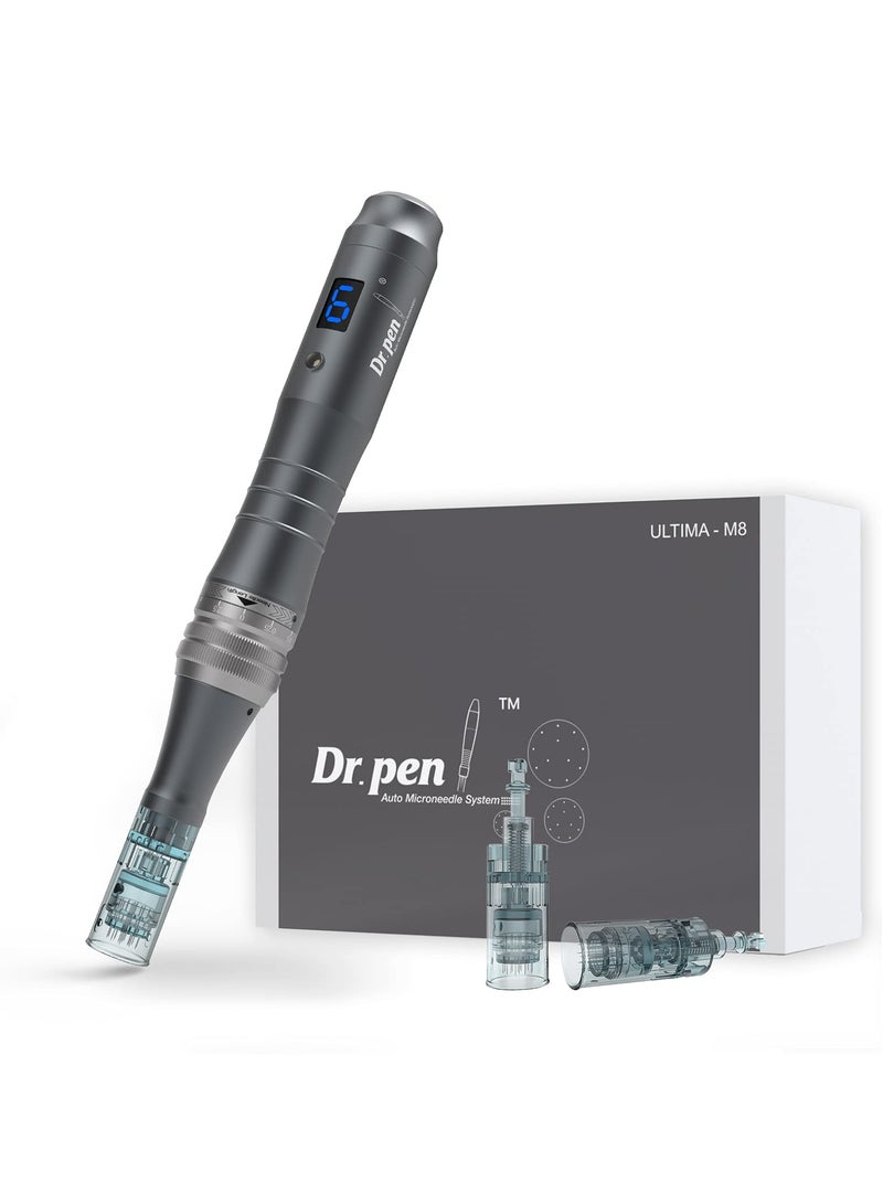 Dr. pen Ultima M8 Professional Microneedle Pen, Wireless Dermal Pen Skin Care Tools (2 pcs 16-pin)