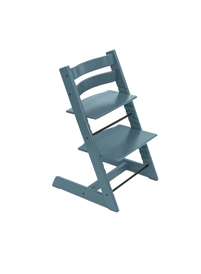 Tripp Trapp Chair From, Fjord Blue Adjustable, Convertible Chair For Toddlers , Children And Adults Convenient, Comfortable And Ergonomic Classic Design