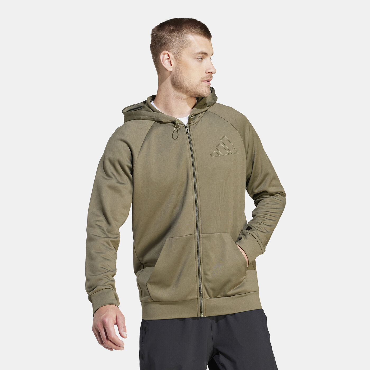 Men's Game and Go Training Full-Zip Hoodie