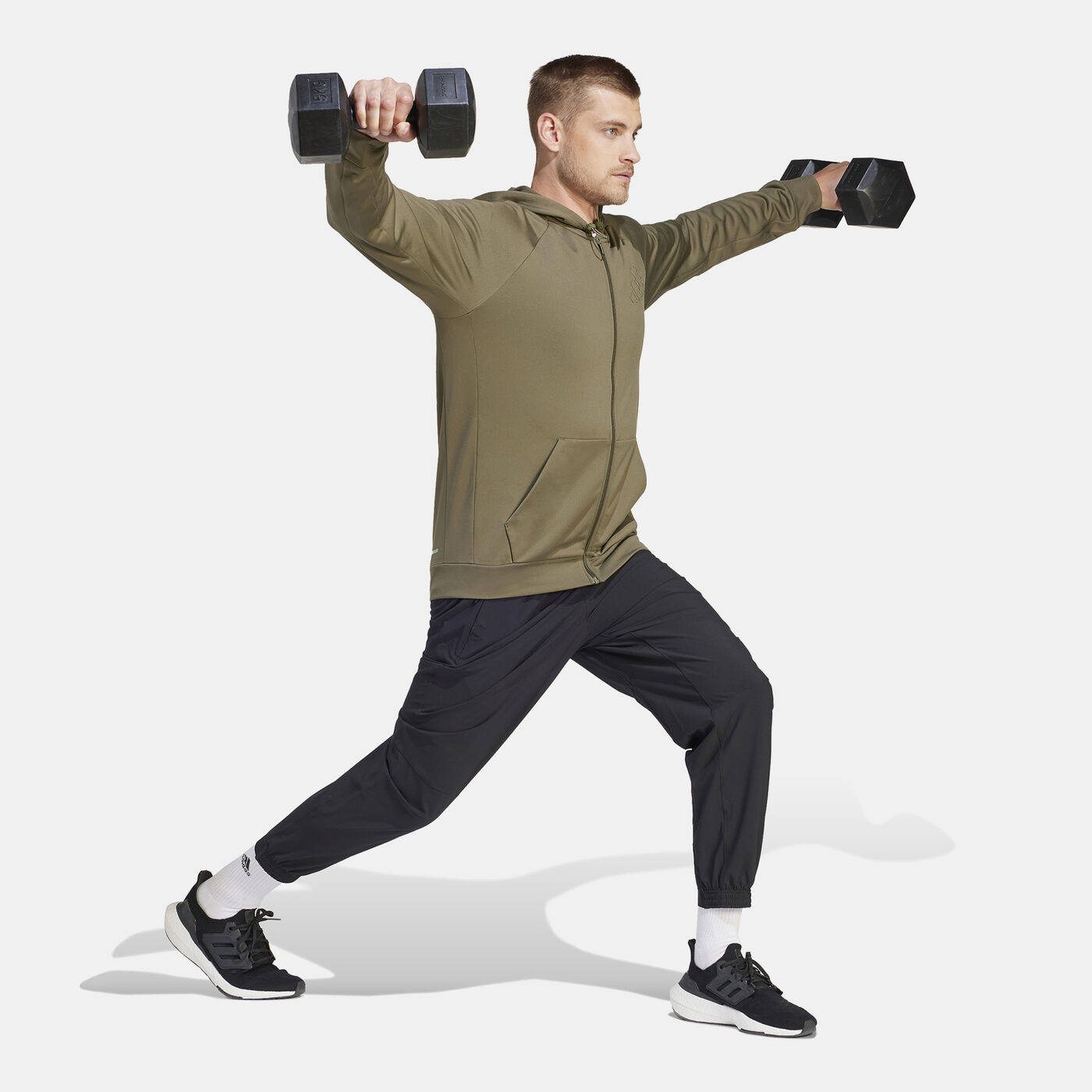 Men's Game and Go Training Full-Zip Hoodie