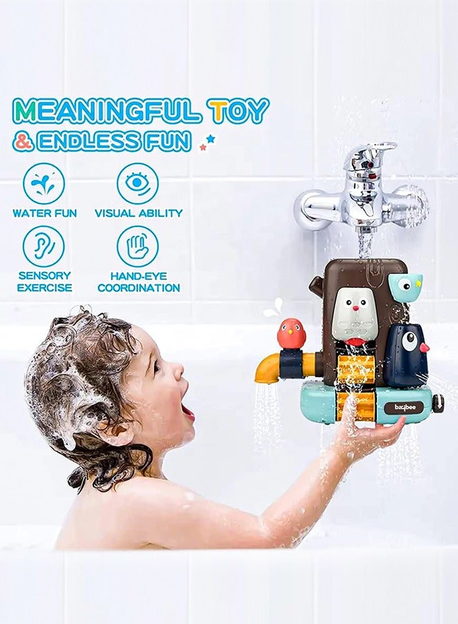 Baybee Baby Bath Toys Exiting Fun Tree House Waterfall Bathtub Swimming Pool Toy Baby Bath Toys for Toddlers Boys and Girls