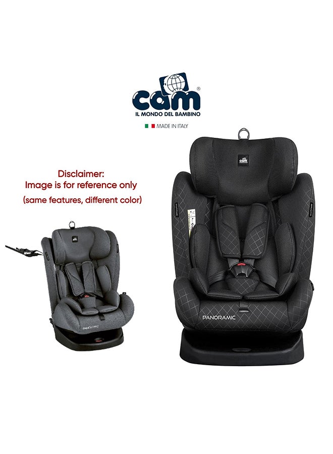 Panoramic Baby Car Seat, Outdoor, Authentic, Essential, Lightweight And Comfortable For Baby And Kids Easy Travel, Protection For The Head Up To 0-3 Years Old, 0.36 Kg - Grey