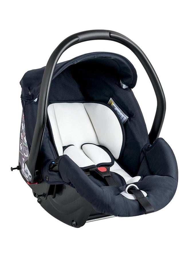 Fluido Easy Baby Travel System - Light Grey, Adjustable 3-Position Backrest, From 0 To 4 Years Old, 22 Kg, 5-Point-Safety Harness, Freestanding When Folded, Made In Italy