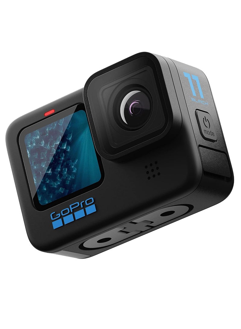 HERO11 Black - Waterproof Action Camera with 5.3K60 Ultra HD Video, 27MP Photos, 1/1.9