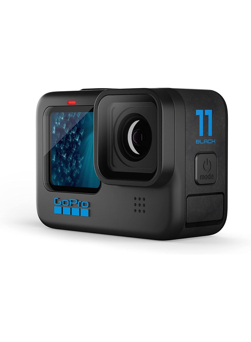 HERO11 Black - Waterproof Action Camera with 5.3K60 Ultra HD Video, 27MP Photos, 1/1.9