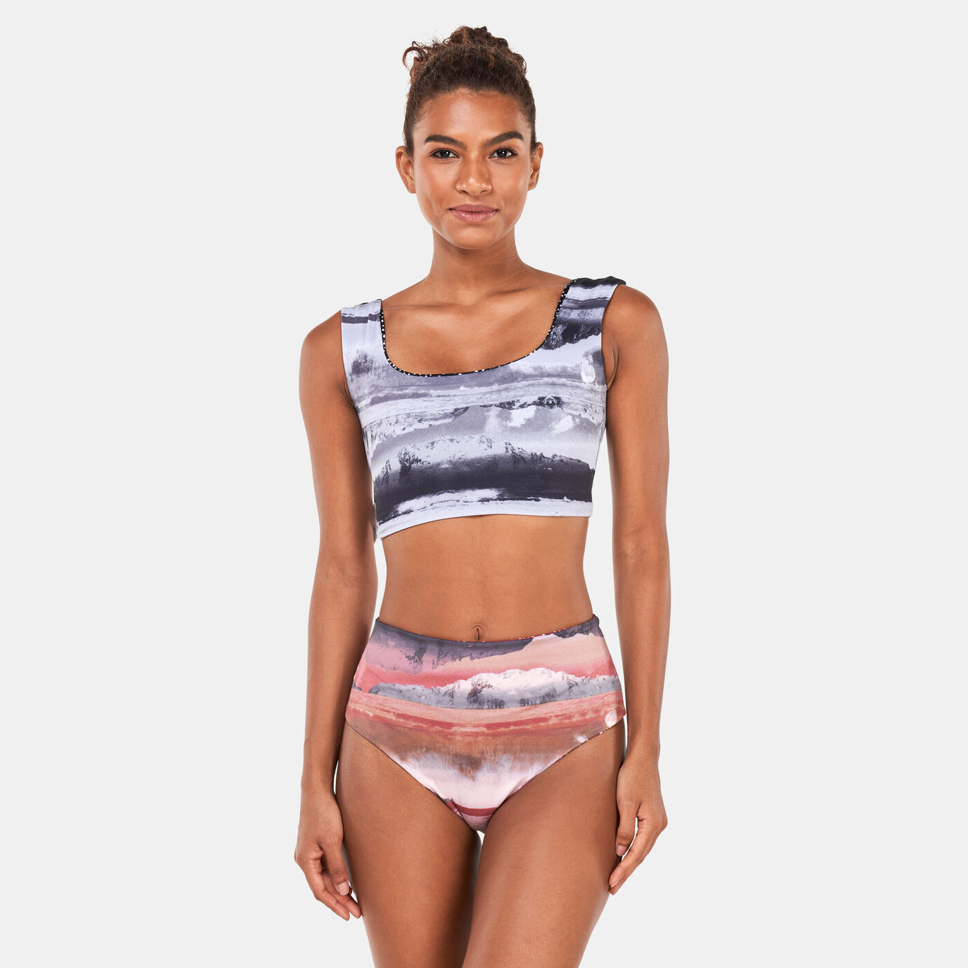 Women's Swim Adventure Reversible Crop Top