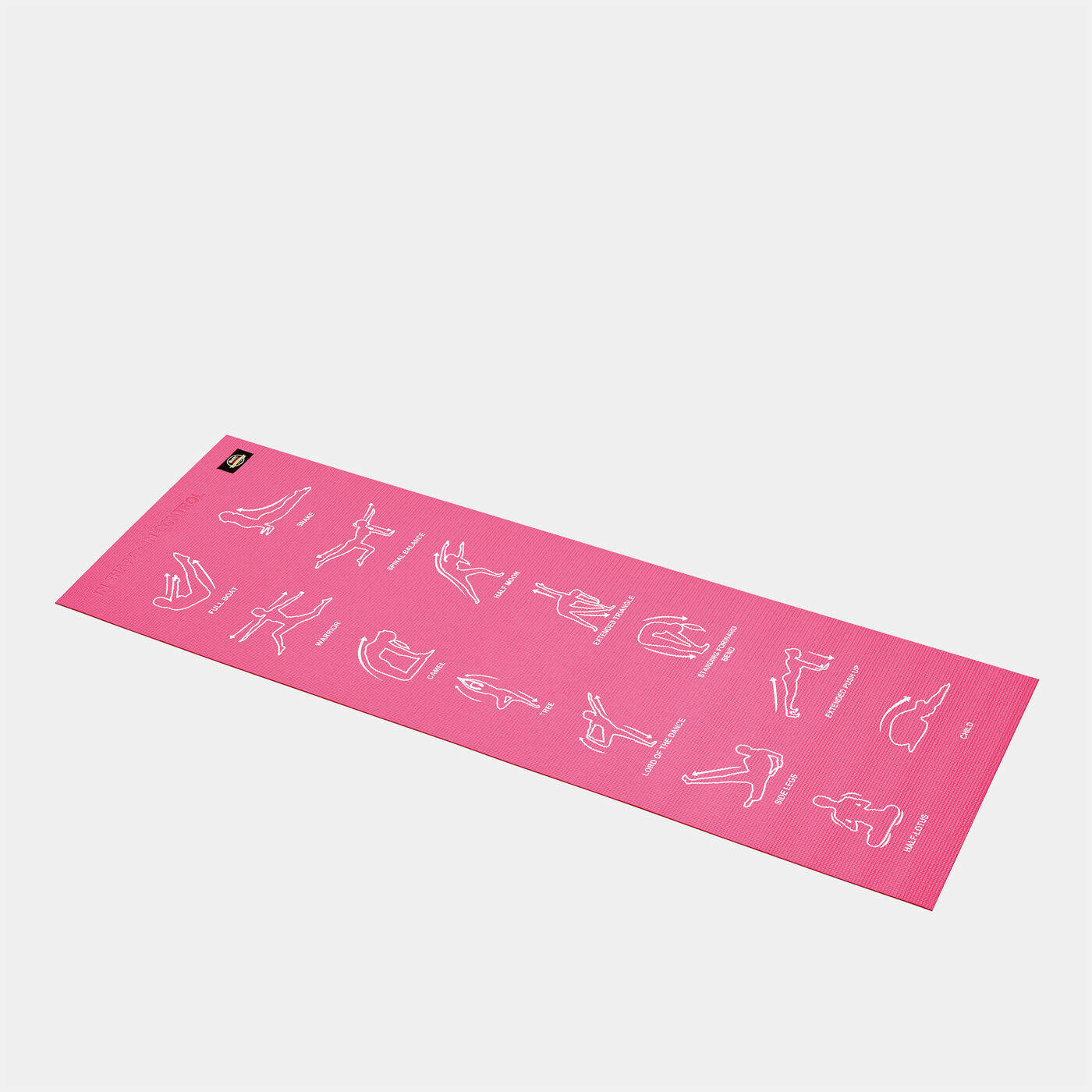 Instructional Yoga Exercise Mat