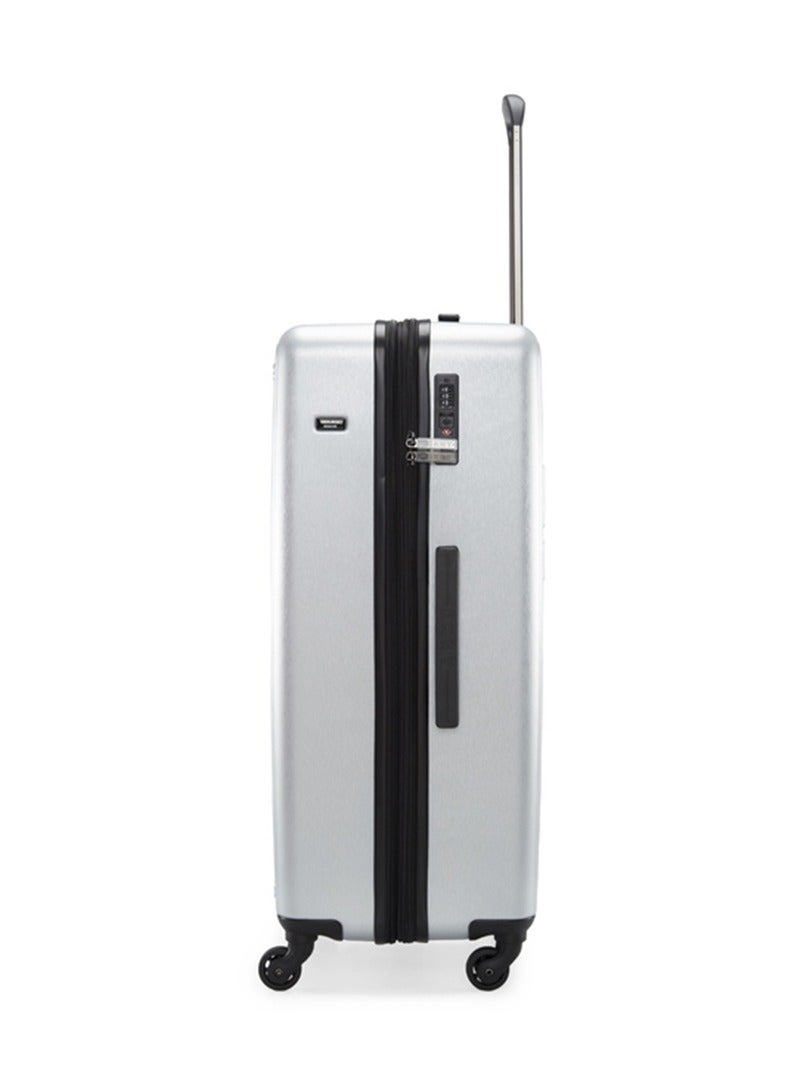 Dkny New Yorker Hardside Luggage on Wheels for Unisex | Ultra Lightweight ABS on with Spinner Wheels 4 Color Silver