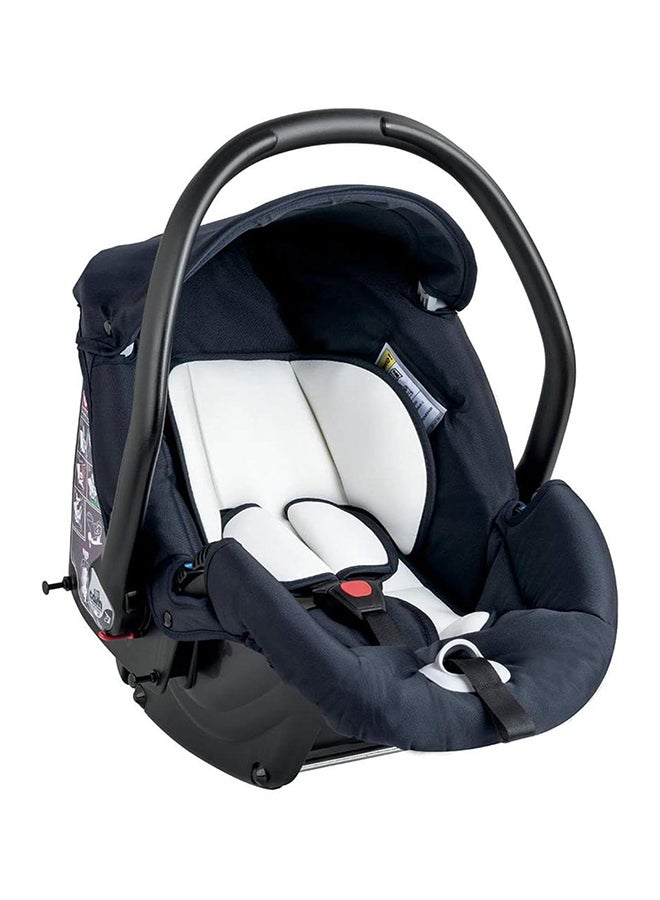 Fluido Easy Baby Travel System - Brown, Adjustable 3-Position Backrest, From 0 To 4 Years Old, 22 Kg, 5-Point-Safety Harness, Freestanding When Folded, Made In Italy