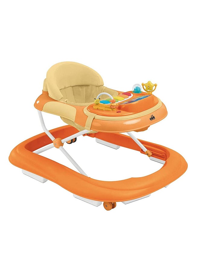 Giocando Baby Walker, Kids, Toddler, Push, Learning, Round, Activity Walker, Adjustable, Foldable - Oranges