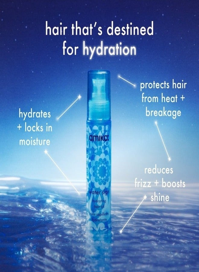 AMIKA Water Sign Hydrating Hair Oil with Hyaluronic Acid 50ml