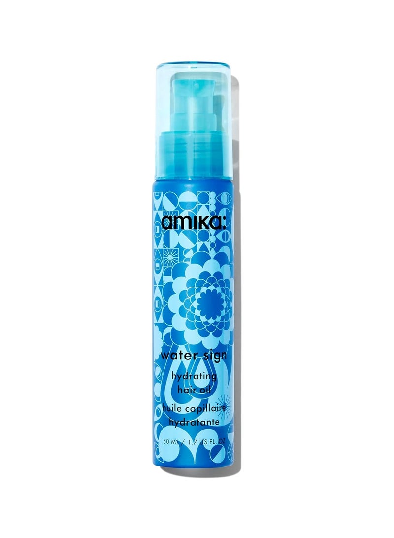 AMIKA Water Sign Hydrating Hair Oil with Hyaluronic Acid 50ml