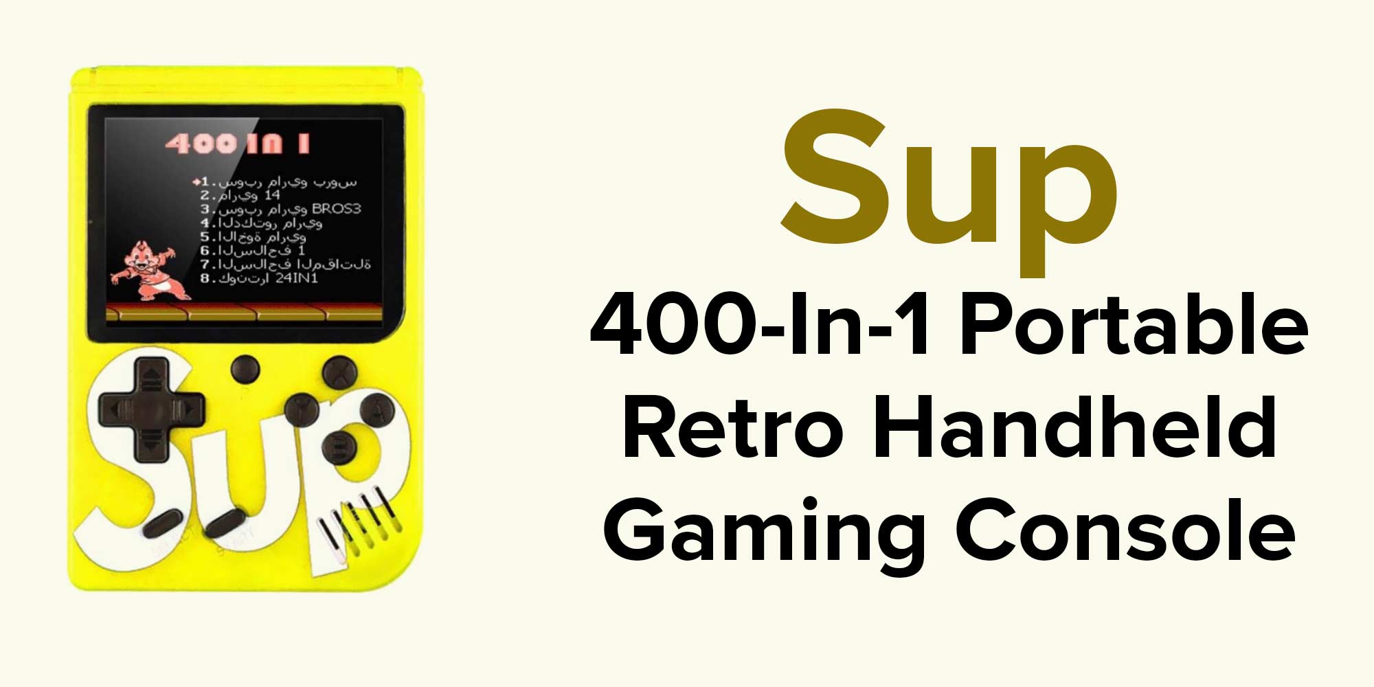 400-In-1 Portable Retro Handheld Gaming Console