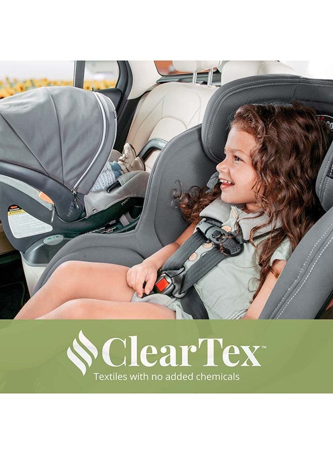 Nextfit Max Cleartex Extended-Use Convertible Car Seat 0M-6Y, Shadow