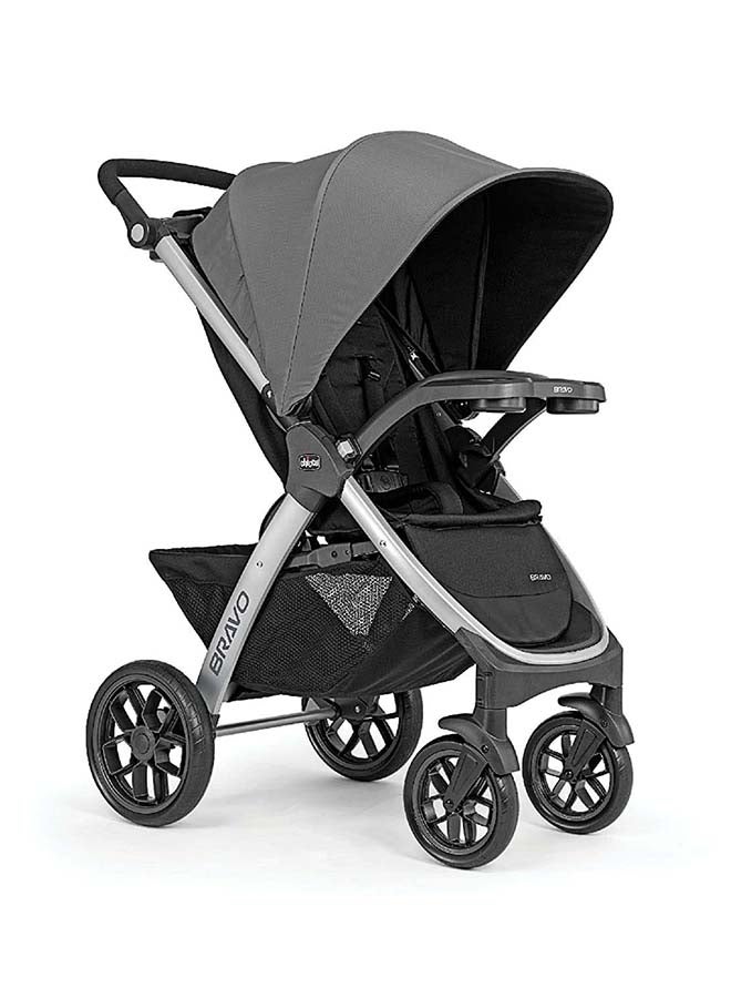 Bravo Travel System 0M-3Y,Includes The 1-Rated Keyfit® 30 Infant Car Seat With Stay-In-Car Base, One-Hand Smart Fold, 17.5 Kg. Camden