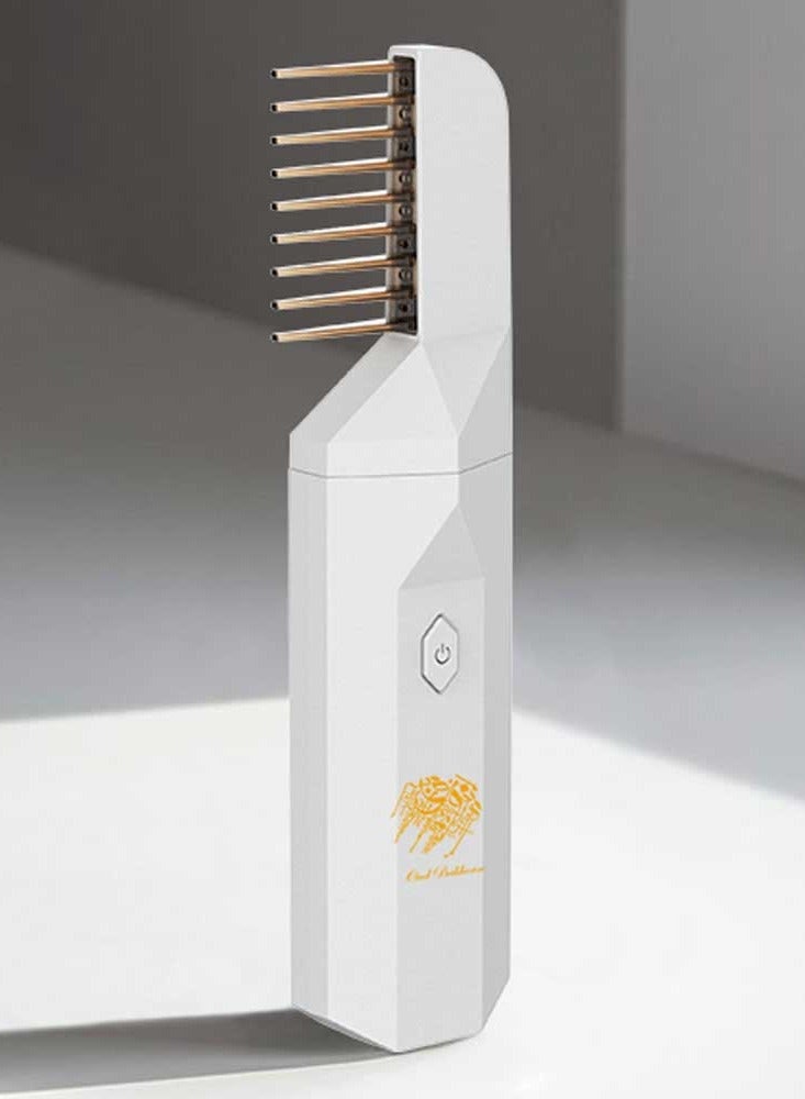 USB Rechargeable Hair Electric Bakhoor Luxury Incense Burner White