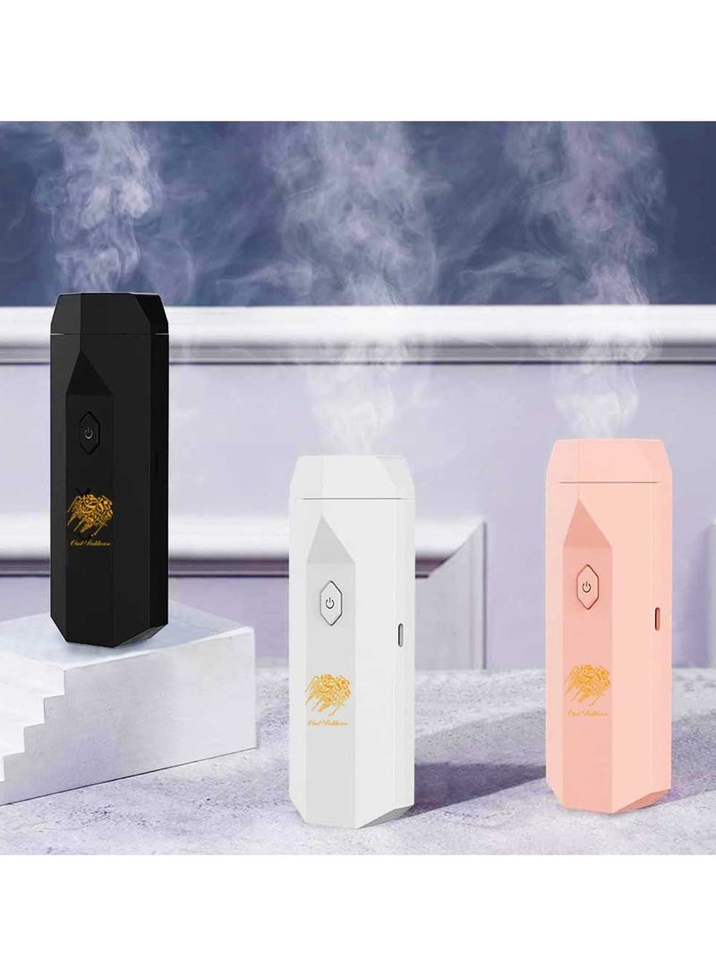 USB Rechargeable Hair Electric Bakhoor Luxury Incense Burner White