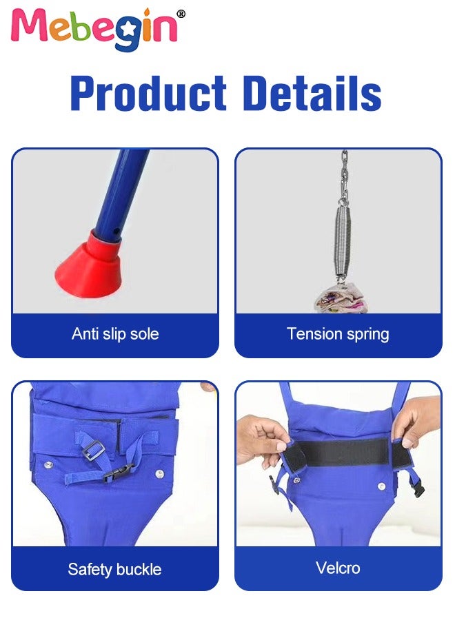 3-in-1 Toddler Swing Set, Baby Swing with Seat Belt Buckle and Foldable Metal Stand, Kids Swing Set for Indoor and Outdoor, Easy to Assemble and Store