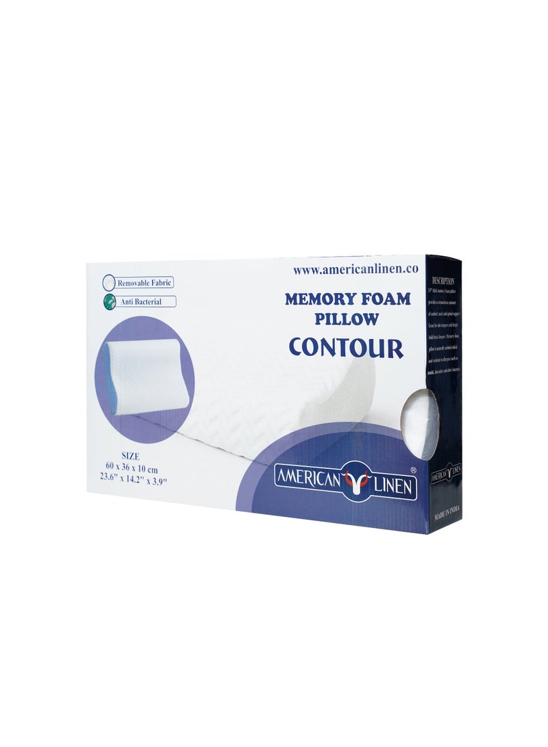 Specialty Medical Cervical Sleeping Orthopedic Memory Foam Ergonomic Contour Pillow For Neck And Shoulder Support Pain Relief