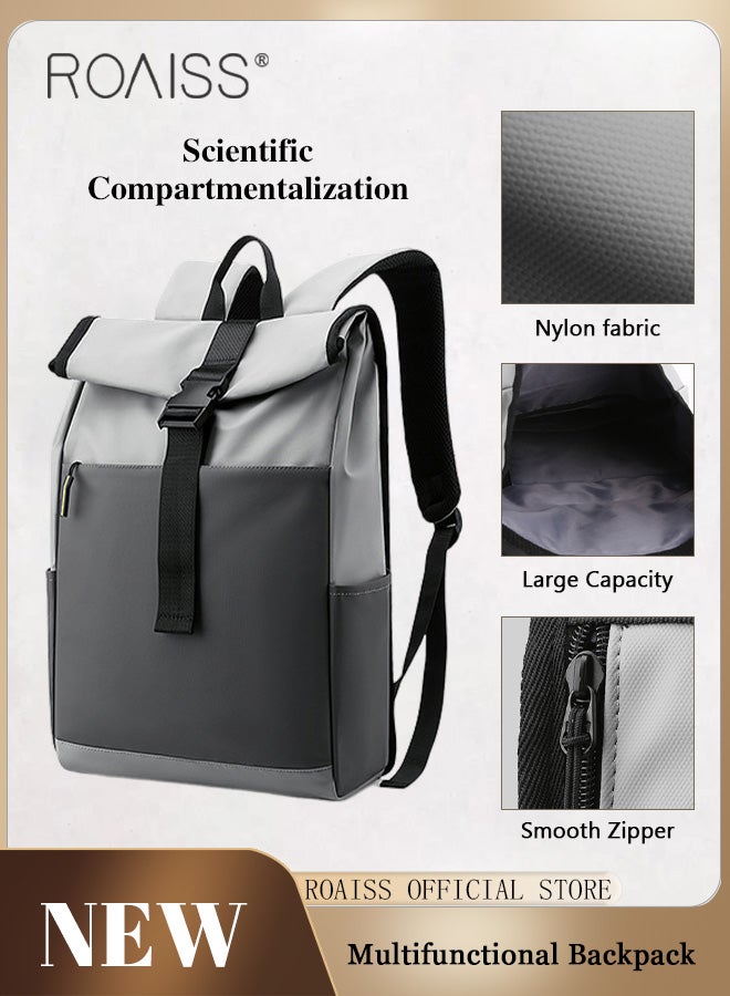 Large Capacity Commuter Casual Backpack for Men Outdoor Casual Sports Travel Bags Multifunctional Laptop Bag Waterproof and Lightweight