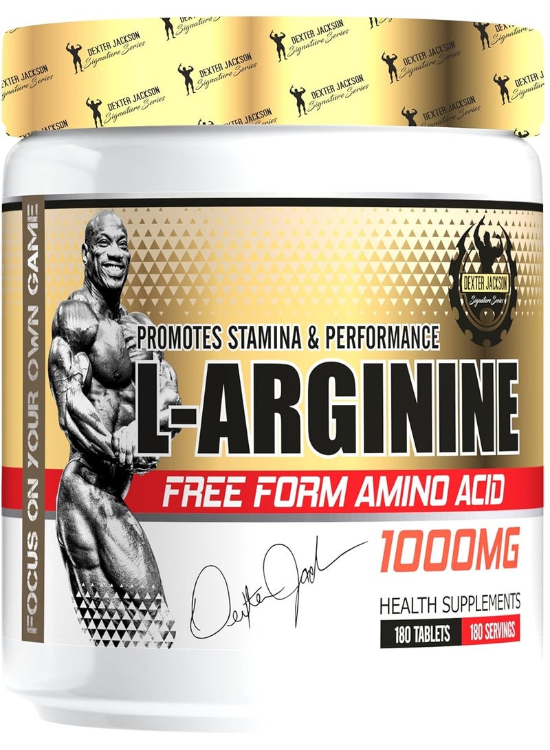 L Arginine 1000 mg, Increase stamina, muscle mass, 180 Tablets