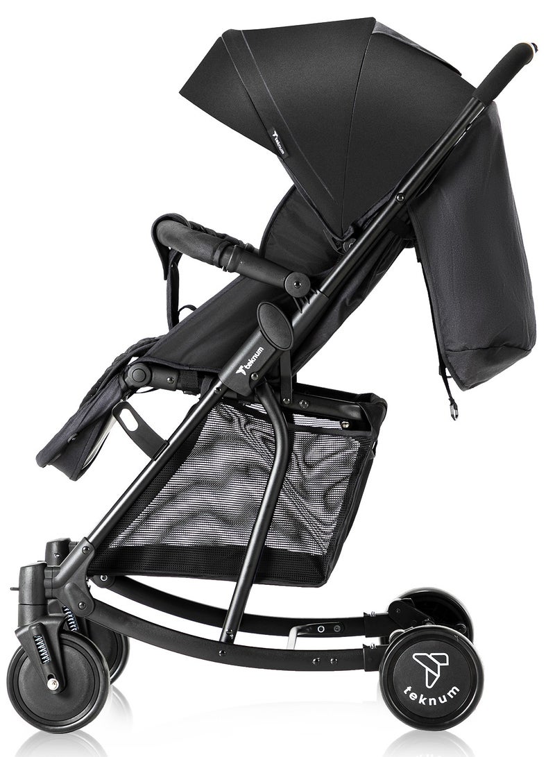 2-in-1 Glide Stroller - Black