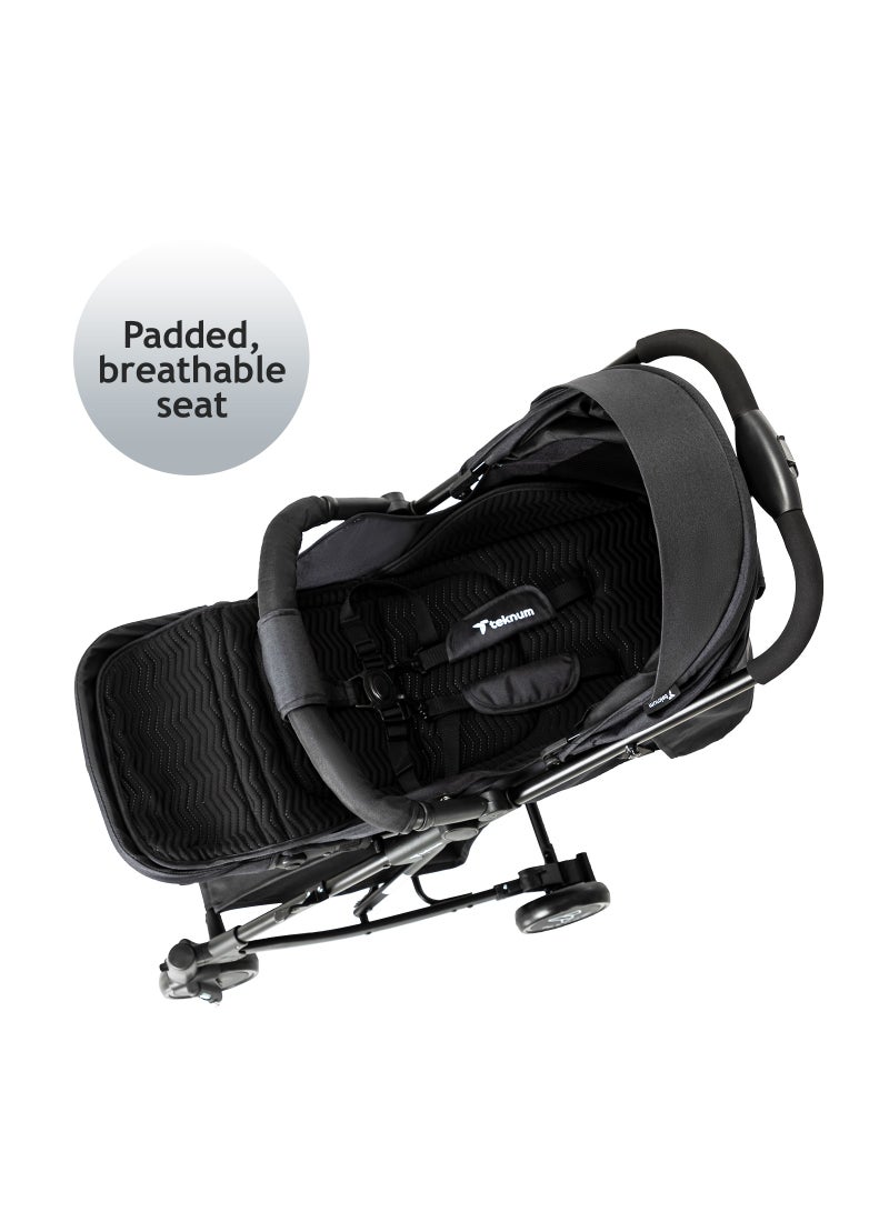 2-in-1 Glide Stroller - Black