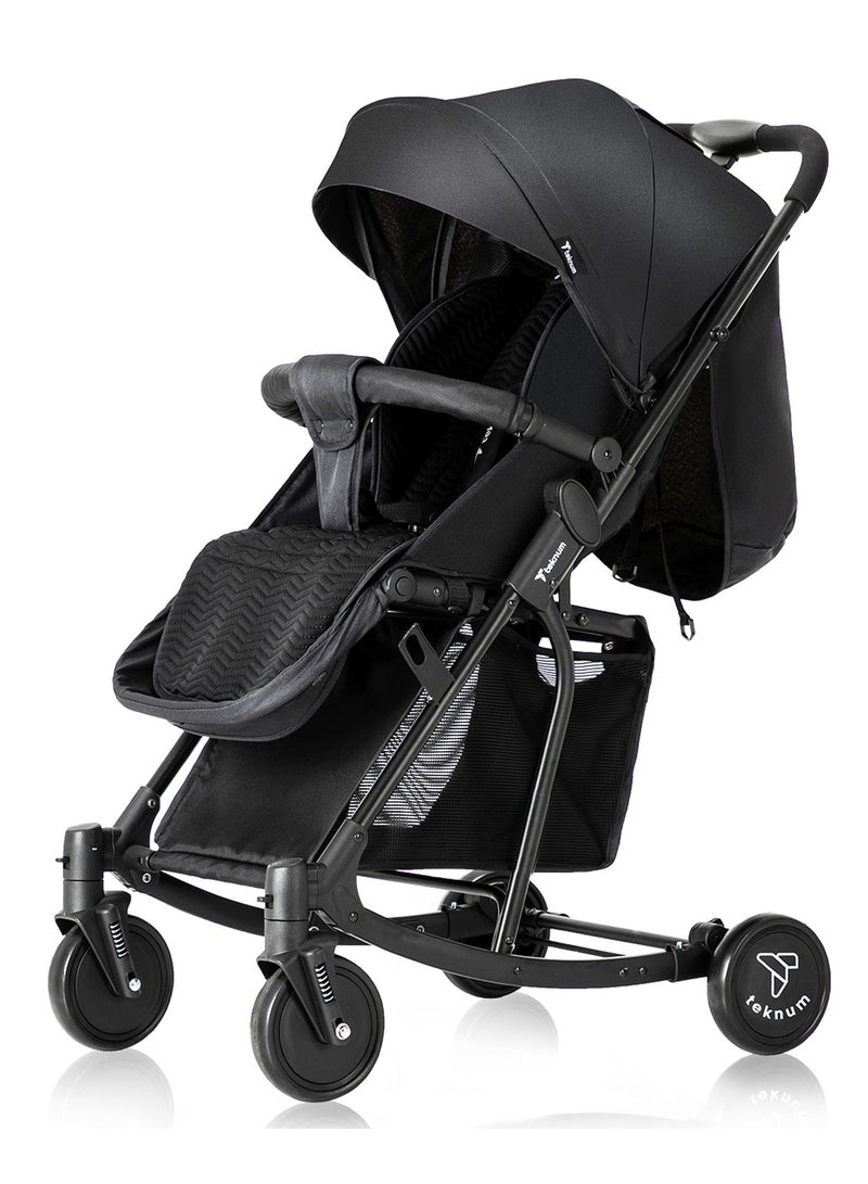 2-in-1 Glide Stroller - Black