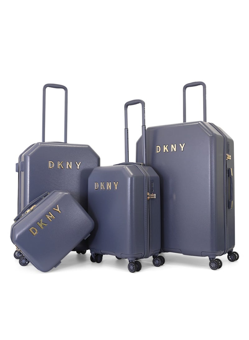 Dkny Allure Hardside Luggage on Wheels for Unisex | Ultra Lightweight ABS on with Spinner Wheels 4 Color Twilight