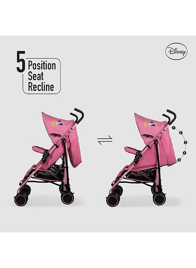 Minnie Mouse Lightweight Adventure Stroller With Storage Cabin