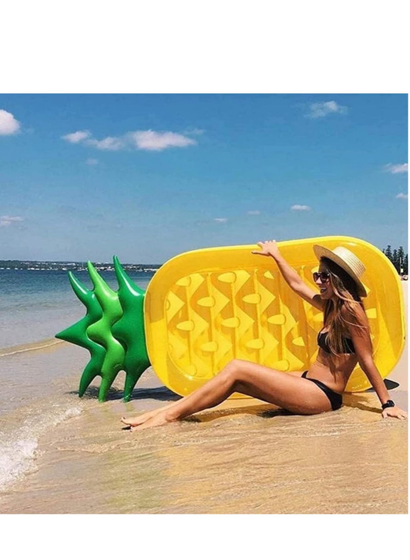 Inflatable Pineapple Raft Pool Float Swimming Toy