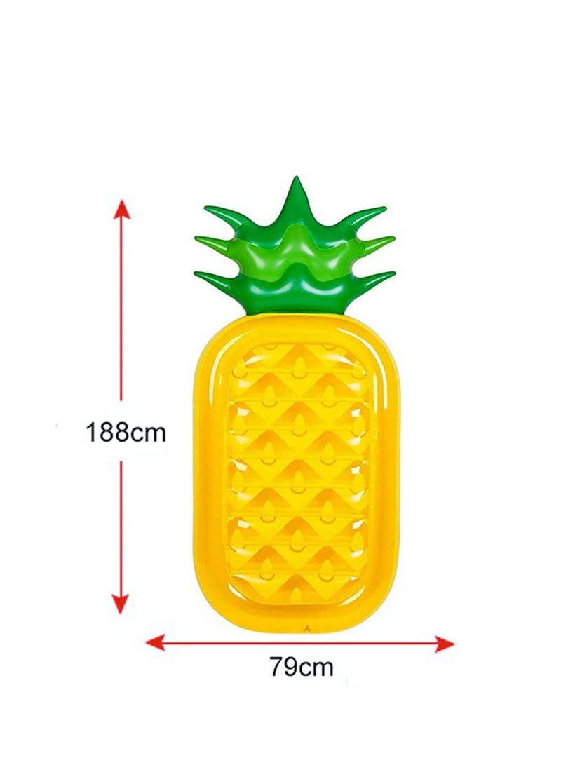 Inflatable Pineapple Raft Pool Float Swimming Toy