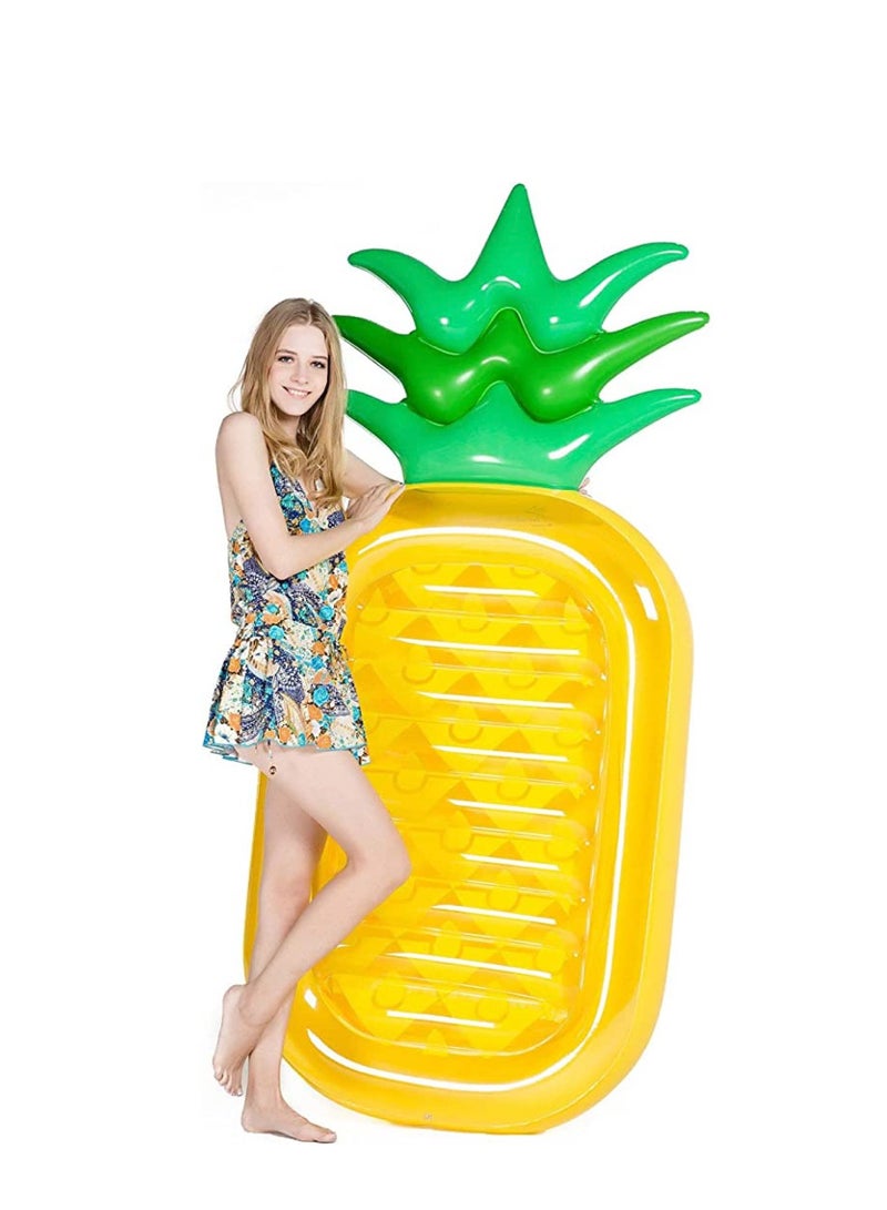 Inflatable Pineapple Raft Pool Float Swimming Toy