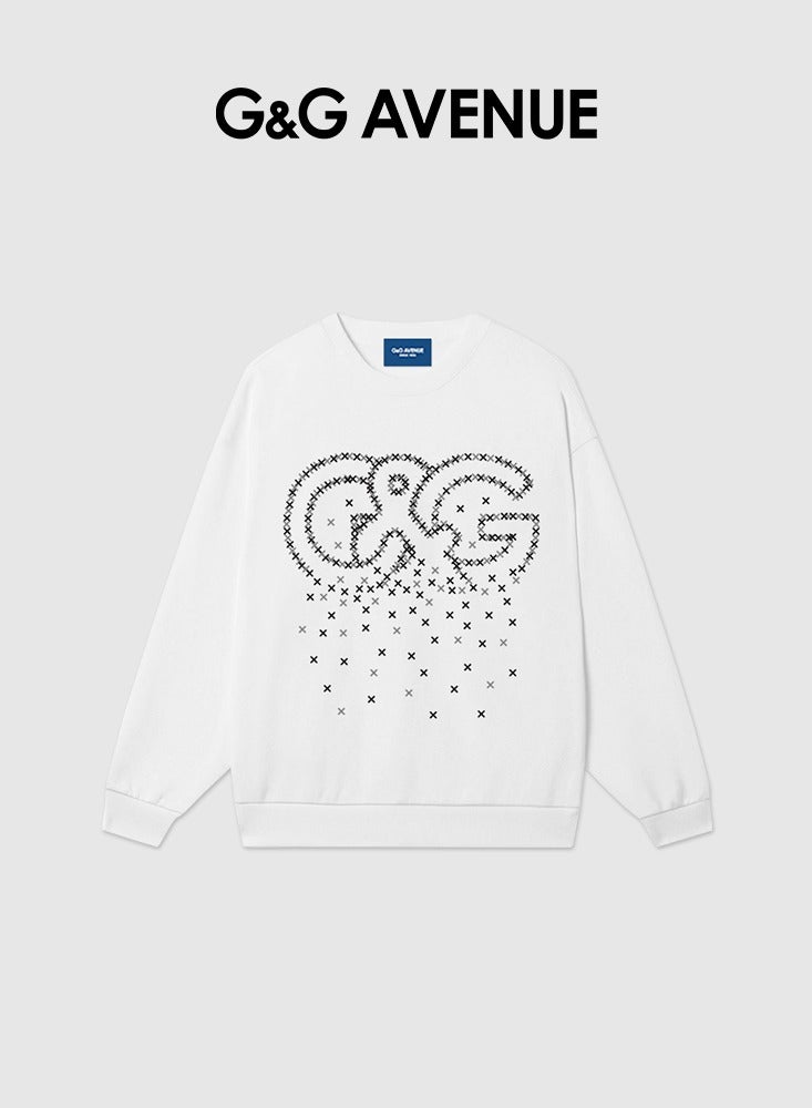 Spring and autumn unisex pure cotton round neck sweatshirt  casual style soft sweatshirt long shirt solid color long sleeves hippie casual sweatshirt long sleeves