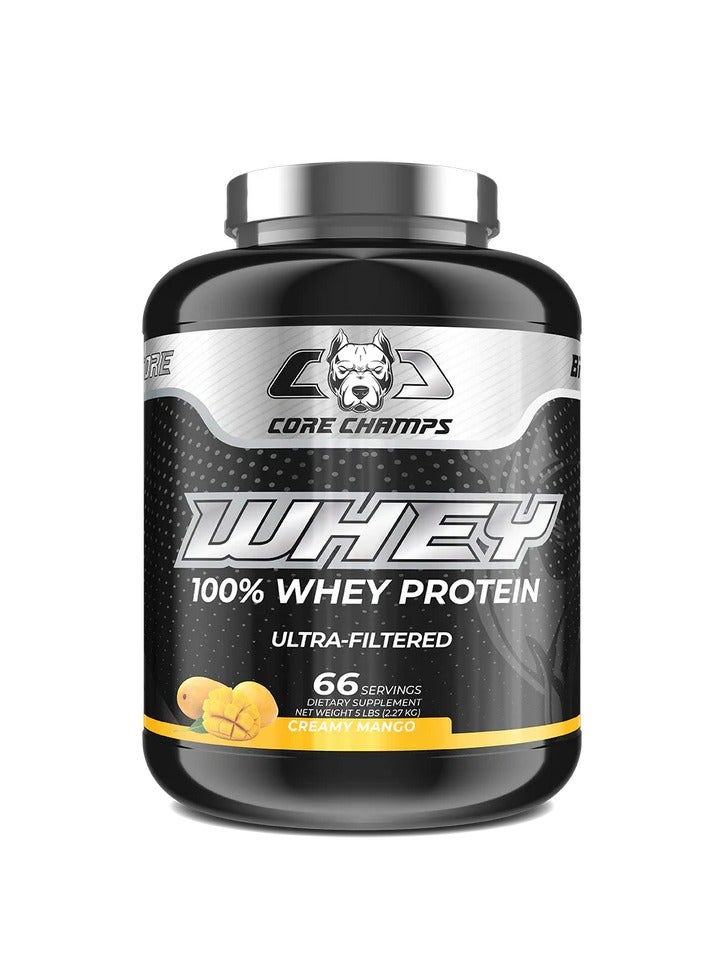 100% Whey Protein Mango Smoothie 5Lbs 66 Servings