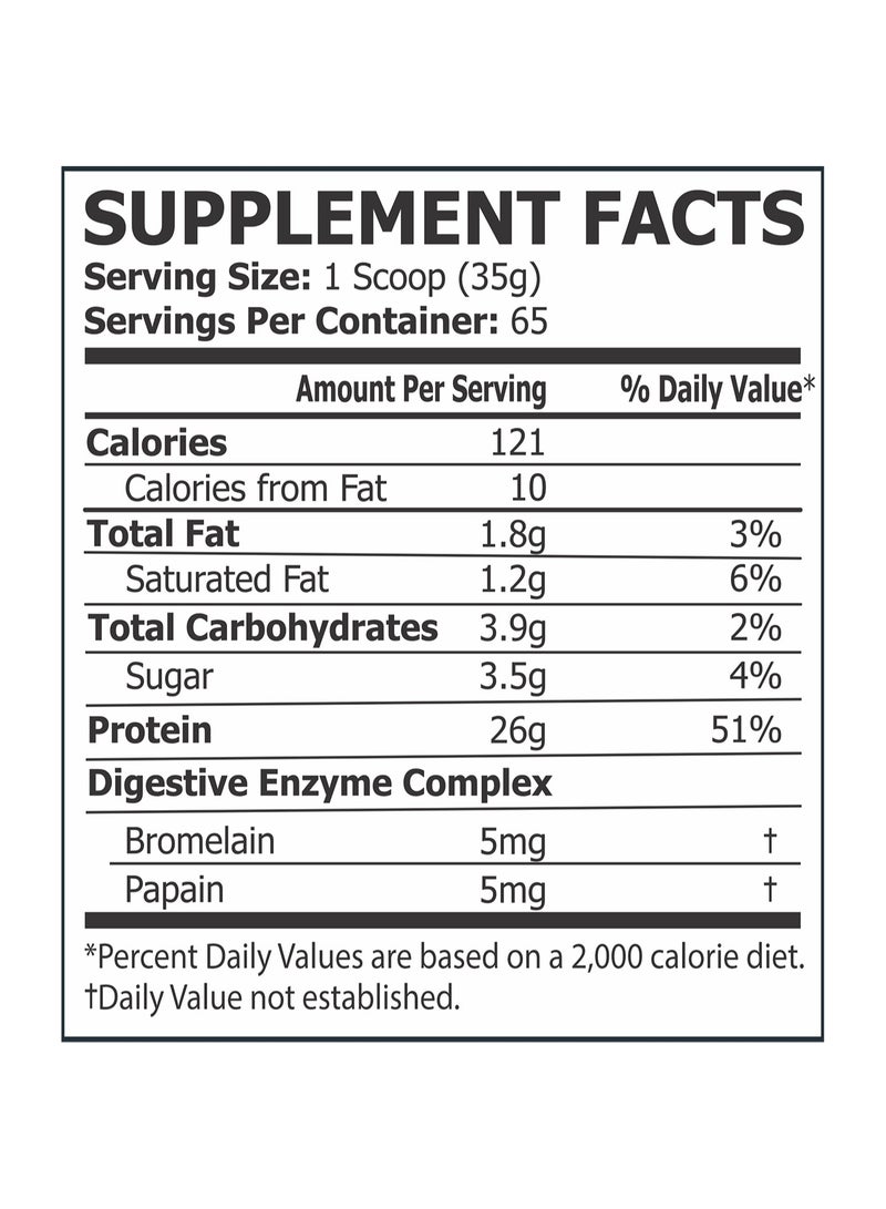 100% Whey Protein Mango Smoothie 5Lbs 66 Servings