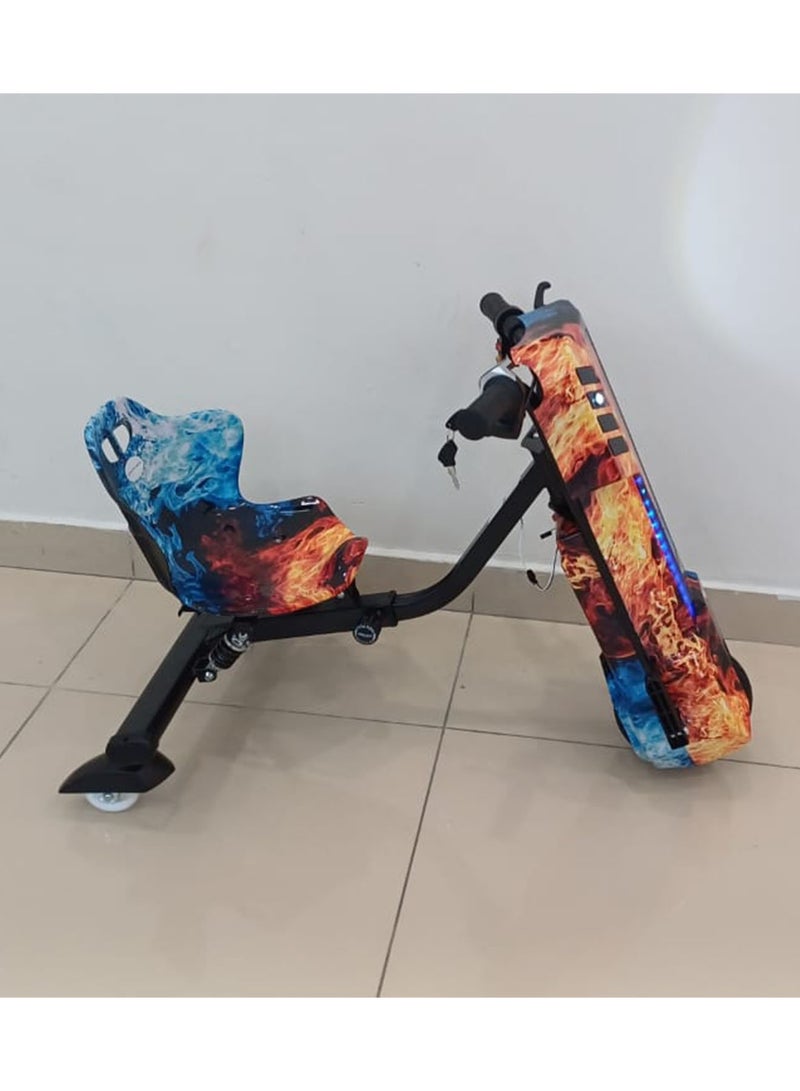 Electric Drifting Scooter 36V 3 Wheel Trike 3 Driving Modes Bluetooth Lights