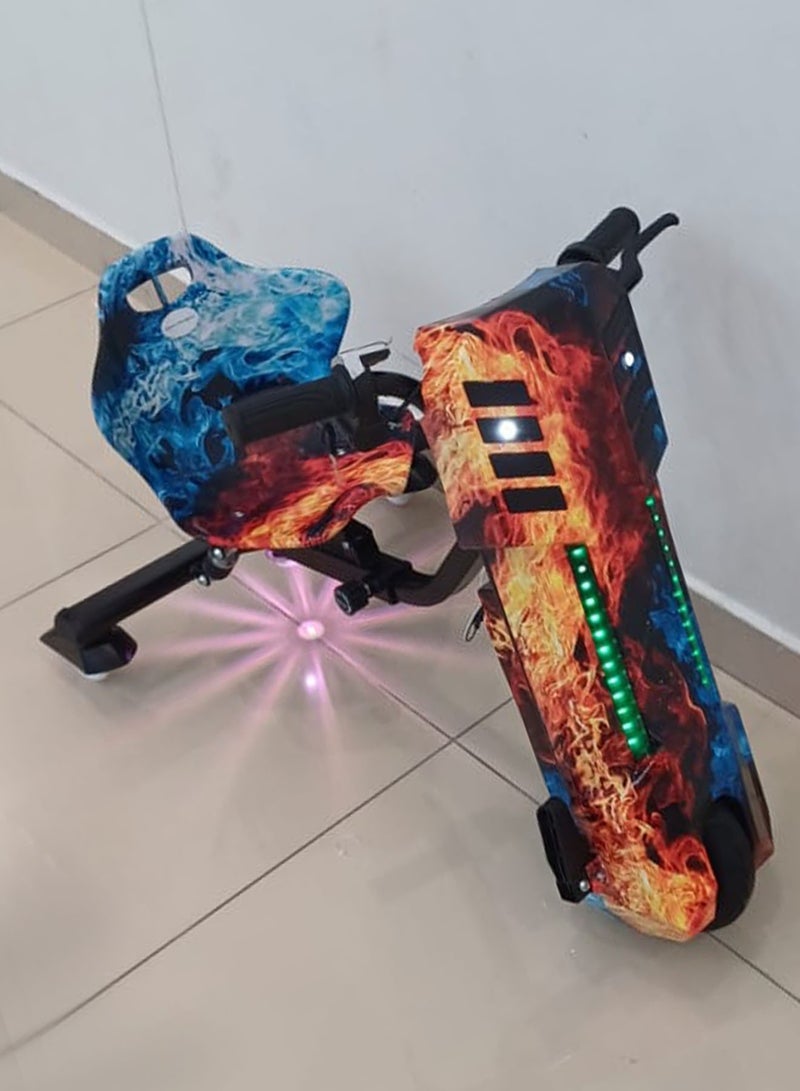 Electric drifting Scooter 3 Wheel Ride On Toy bike for kids with Key and Lights 36V