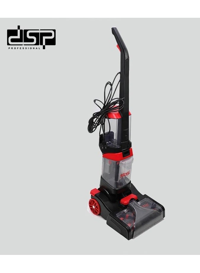 Dsp High Power upright 800W Carpet Vacuum Cleaner with Heat Function Steam Vacuum Cleaner for Carpet and Sofa with Multiple Usage Scenarios TURBO Multi-usage Vacuum Cleaner. (Red/Black)